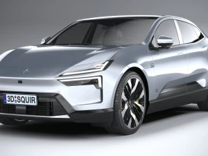 Polestar 4 2024 3D Model