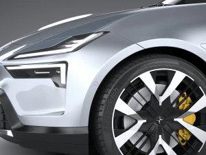 Polestar 4 2024 3D Model
