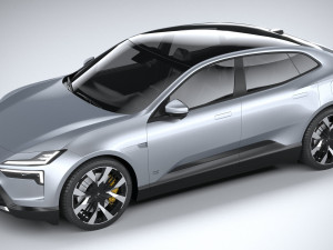 Polestar 4 2024 Model 3D