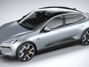 Polestar 4 2024 3D Model
