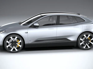 Polestar 4 2024 3D Model