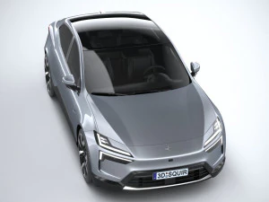 Polestar 4 2024 3D Model