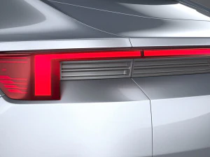 Polestar 4 2024 3D Model