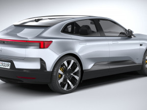 Polestar 4 2024 Model 3D