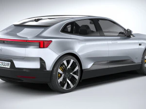 Polestar 4 2024 3D Model