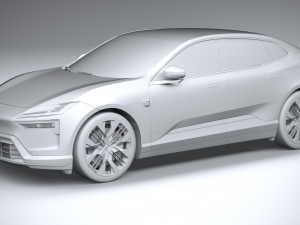 Polestar 4 2024 Model 3D