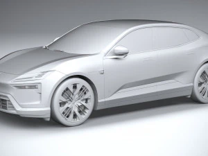 Polestar 4 2024 3D Model
