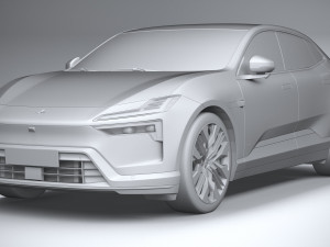 Polestar 4 2024 Model 3D