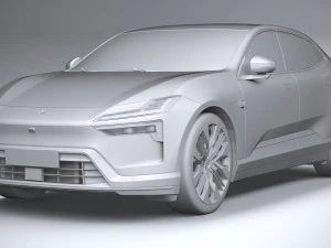 Polestar 4 2024 3D Model