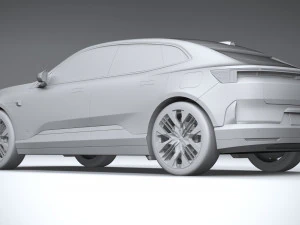 Polestar 4 2024 3D Model
