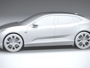 Polestar 4 2024 3D Model