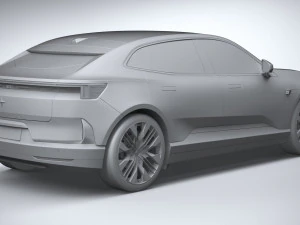 Polestar 4 2024 3D Model