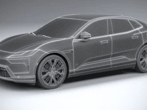 Polestar 4 2024 3D Model