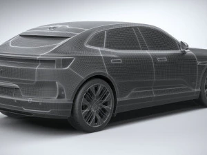 Polestar 4 2024 3D Model