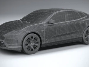 Polestar 4 2024 3D Model
