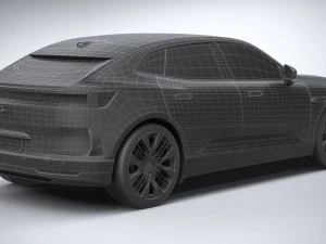 Polestar 4 2024 3D Model