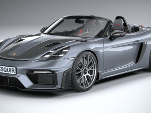 Porsche 718 Boxster Spyder RS 2024 Modelo 3D