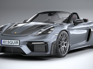 Porsche 718 Boxster Spyder RS 2024 Modelo 3D