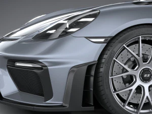 Porsche 718 Boxster Spyder RS 2024 3D Model