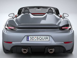 Porsche 718 Boxster Spyder RS 2024 Modelo 3D