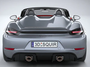Porsche 718 Boxster Spyder RS 2024 3D Model