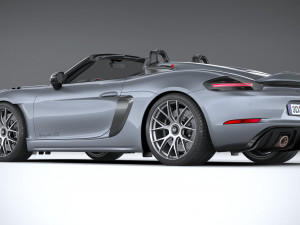 Porsche 718 Boxster Spyder RS 2024 Modelo 3D