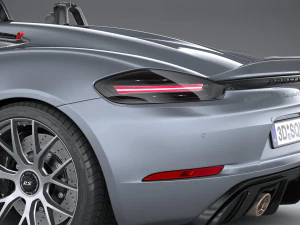 Porsche 718 Boxster Spyder RS 2024 3D Model