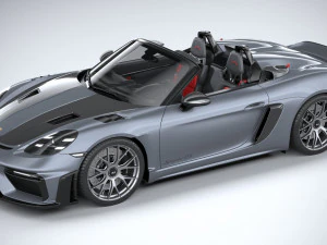 Porsche 718 Boxster Spyder RS 2024 3D Model