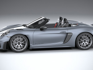 Porsche 718 Boxster Spyder RS 2024 Modelo 3D