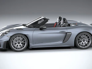 Porsche 718 Boxster Spyder RS 2024 3D Model