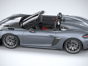 Porsche 718 Boxster Spyder RS 2024 Modelo 3D