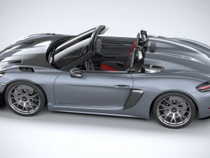 Porsche 718 Boxster Spyder RS 2024 3D Model