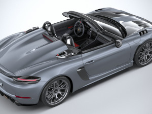 Porsche 718 Boxster Spyder RS 2024 Modelo 3D