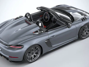 Porsche 718 Boxster Spyder RS 2024 3D Model