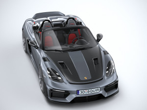 Porsche 718 Boxster Spyder RS 2024 Modelo 3D
