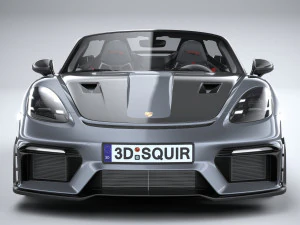 Porsche 718 Boxster Spyder RS 2024 3D Model