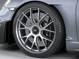 Porsche 718 Boxster Spyder RS 2024 3D Model