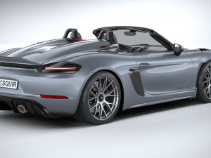 Porsche 718 Boxster Spyder RS 2024 Modelo 3D