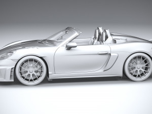 Porsche 718 Boxster Spyder RS 2024 Modelo 3D