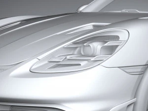 Porsche 718 Boxster Spyder RS 2024 3D Model