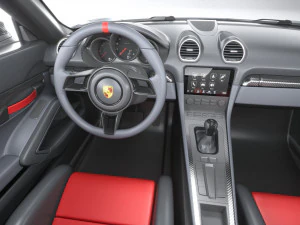 Porsche 718 Boxster Spyder RS 2024 3D Model