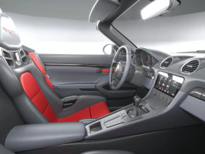 Porsche 718 Boxster Spyder RS 2024 3D Model