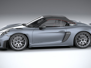 Porsche 718 Boxster Spyder RS 2024 Modelo 3D
