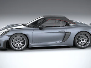 Porsche 718 Boxster Spyder RS 2024 3D Model
