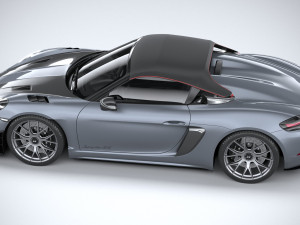 Porsche 718 Boxster Spyder RS 2024 Modelo 3D