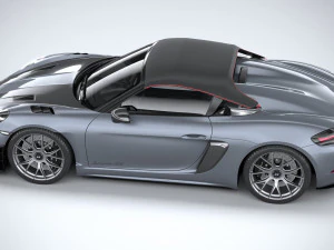 Porsche 718 Boxster Spyder RS 2024 3D Model