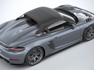 Porsche 718 Boxster Spyder RS 2024 Modelo 3D