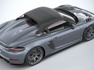 Porsche 718 Boxster Spyder RS 2024 3D Model