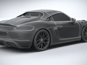 Porsche 718 Boxster Spyder RS 2024 3D Model