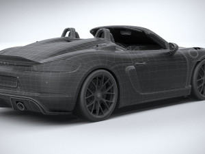 Porsche 718 Boxster Spyder RS 2024 Modelo 3D